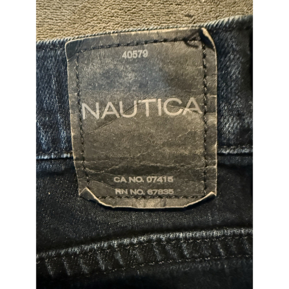Nautica Relaxed Fit Stretch Blue Denim Dark Wash Mens Jeans 30 x 32 - Picture 15 of 15